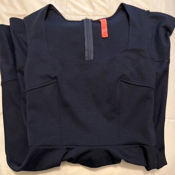 Navy Skater Dress - Picture 2 of 6